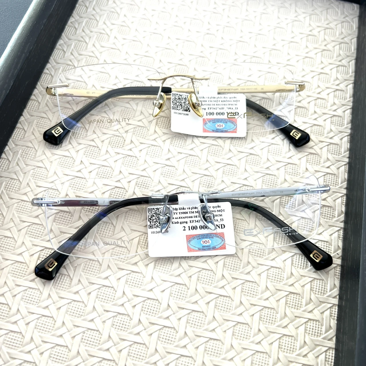 Gọng Kính Khoan Ốc EXFASH EX34274JP