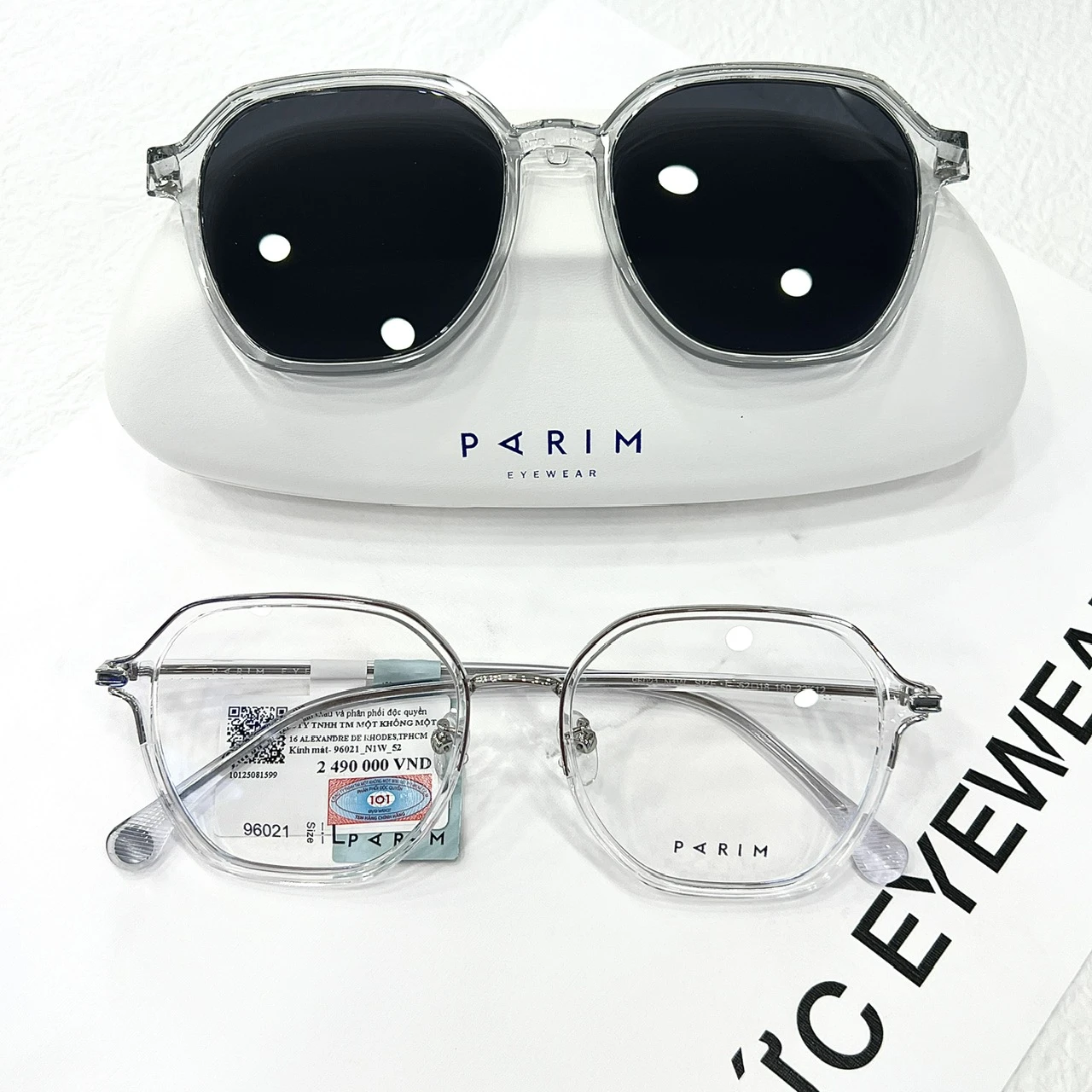 Gọng Kính Parim Clip-On 96021 5 Gọng Kính Parim Clip-On 96021 - Ảnh 5